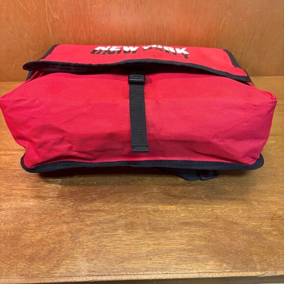New York University NYU Red and Black Messenger Bag - Picture 3 of 7